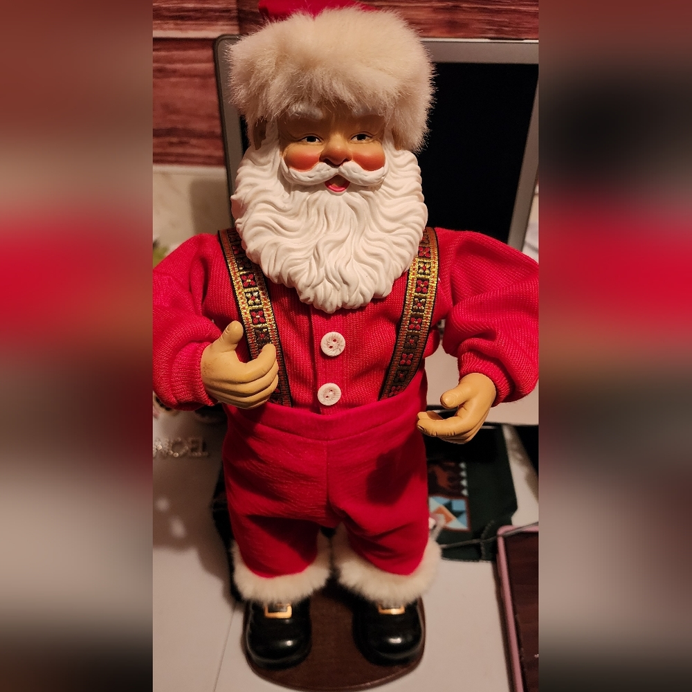 jingle bell rock Vintage santa 1st edition